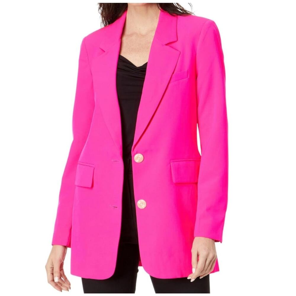 Vince Camuto Hot Pink Long Blazer